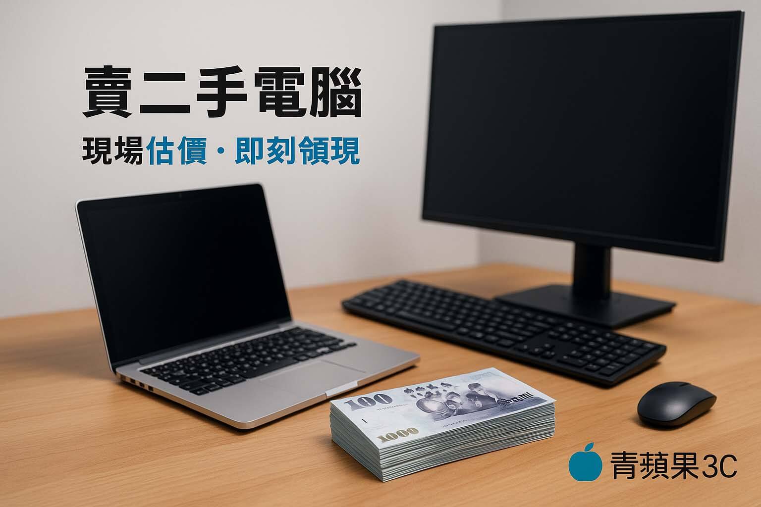 青蘋果3C 賣二手電腦｜現場估價・即刻領現（筆電桌機收購）