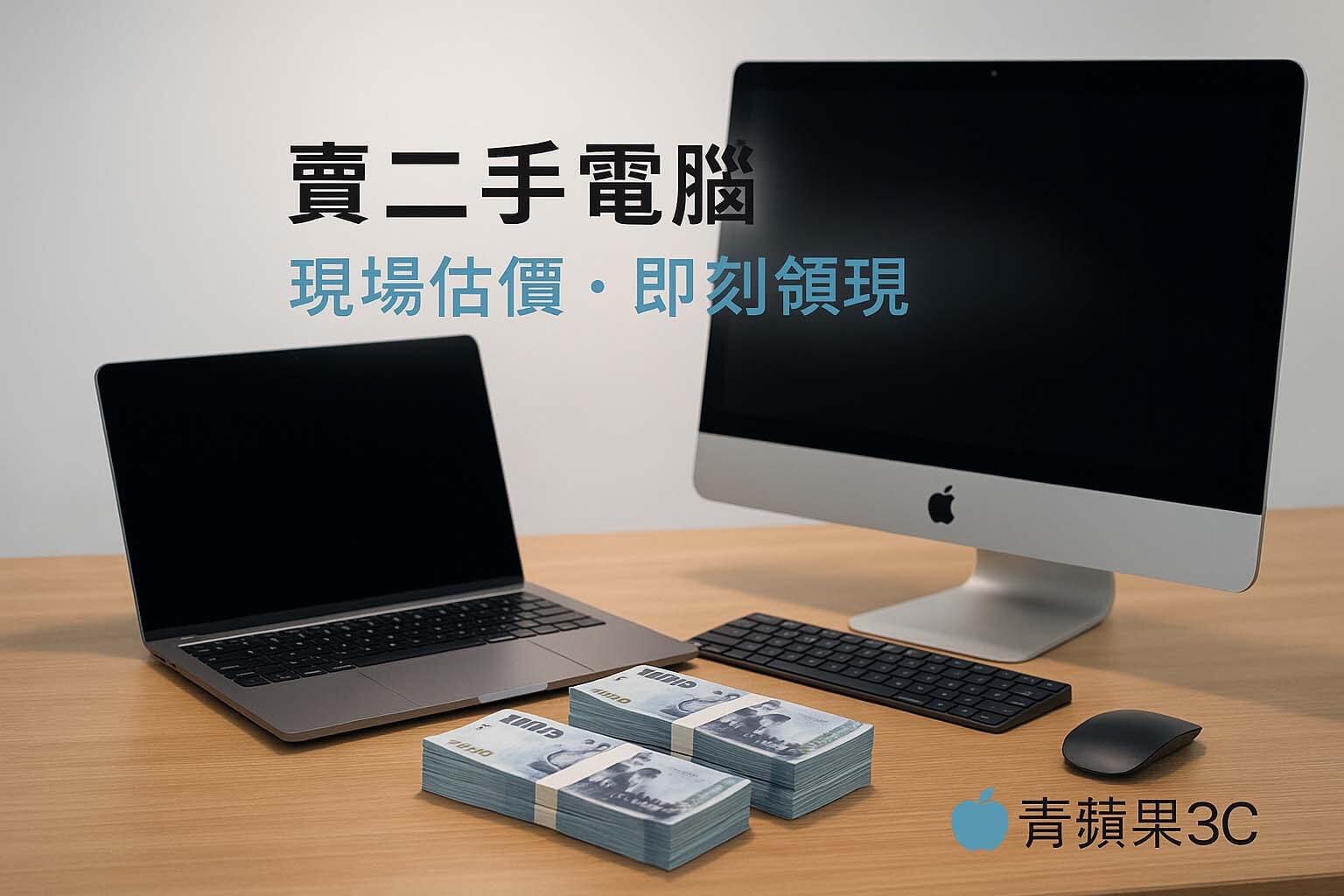 青蘋果3C 賣二手電腦｜現場估價・即刻領現（筆電桌機收購）