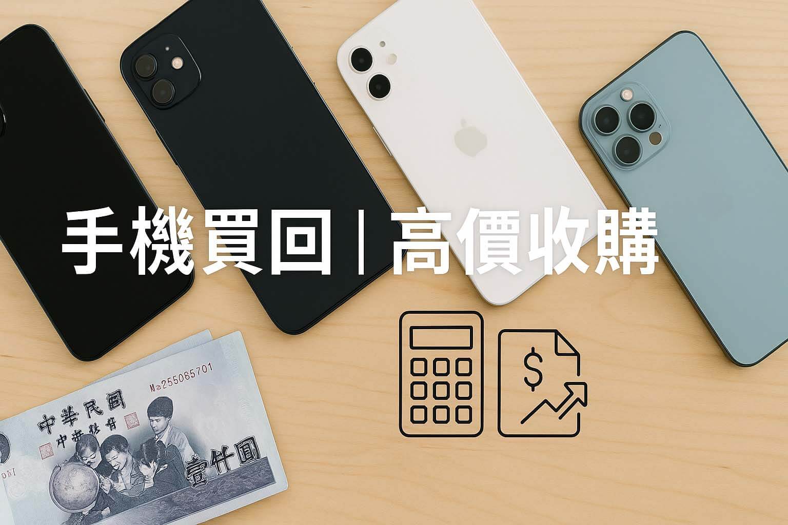 青蘋果3C ershou.tw 手機買回與手機回收價格查詢服務示意圖